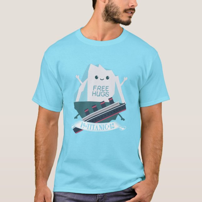 Retro Funny Titanic Iceberg 1912 Cruis Vessel T-Shirt (Front)