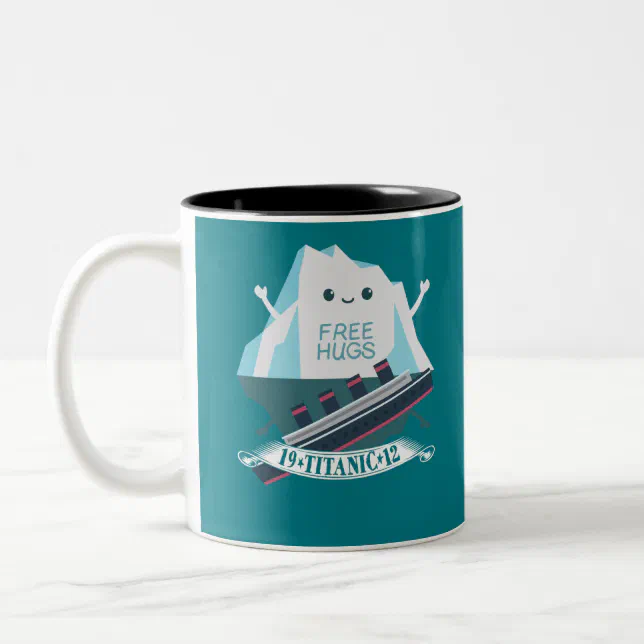 Mug Titanic - Paquebot Avec Iceberg - Peinture De Harry J. Jansen - Neuf Avec Boîte