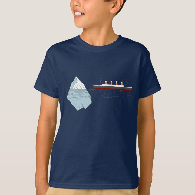 Retro Funny Titanic Ship 1912 T-Shirt (Front)