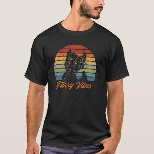 Retro Furry Fandom Furry Vibes Cute Owo Fursuit P T-Shirt