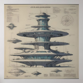 Retro Future 03020 Poster