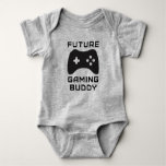 Retro Future Gaming Buddy Bodysuit Baby Gift at Zazzle