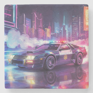 Retro Future Inspired Car Fanatic Coaster
