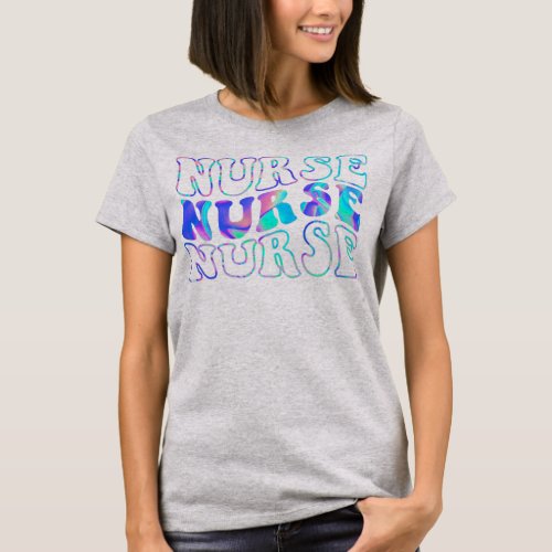 Retro Future Nurse Life For Registered Nurse T_Shirt
