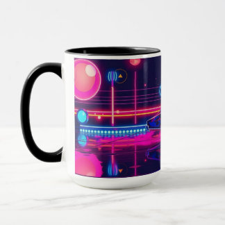 Retro Futuristic Ride Mug