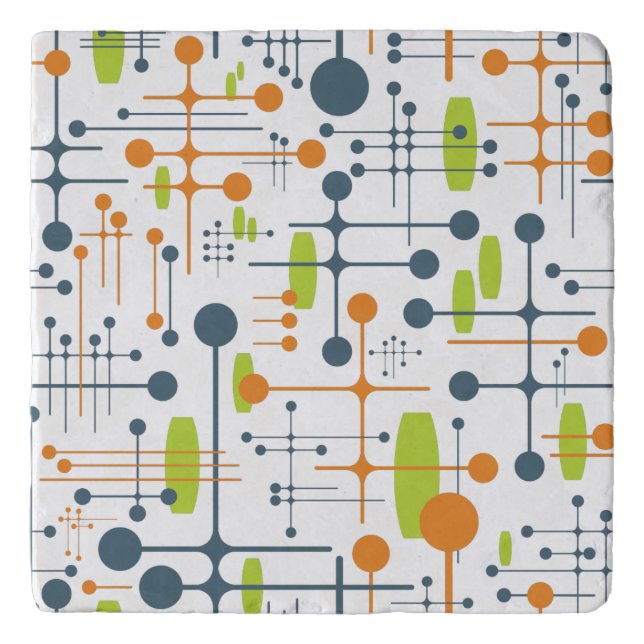 Retro Futuristic Trivet (Front)