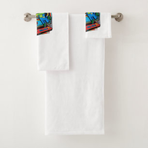 Retro game console Bath Towel Set