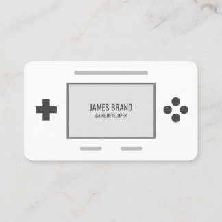Retro Game Developer Business Card
