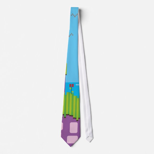 Retro Game Neck Tie (Front)