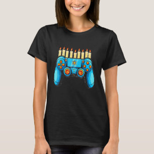 Retro Gamepad Happy Hanukkah Pajama Family Matchi T-Shirt