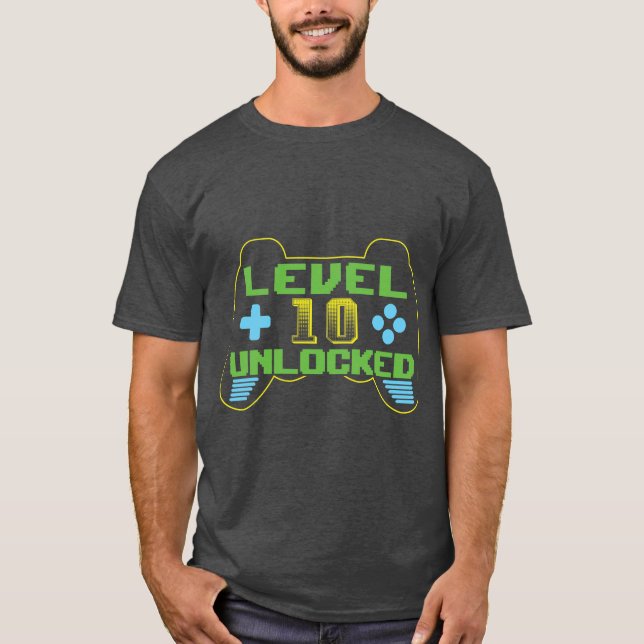 Retro Gamer Art - Vintage Gaming Controller T-Shirt (Front)