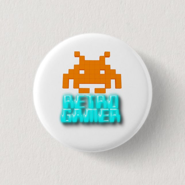 Retro Gamer Button (Front)