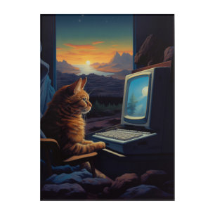 Retro Gamer Cat   8-Bit Pixel Art Gaming