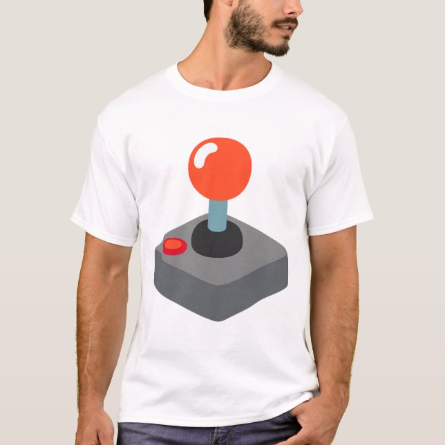 Retro Gamer Joystick T-Shirt (Front)