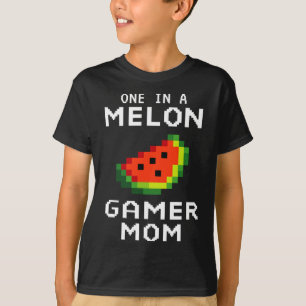 Retro Gamer Mom Gift - Funny Watermelon One In A M T-Shirt
