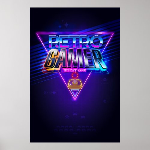 Retro Gamer Poster