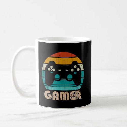 Retro Gamer Video Games Player Gaming Boys Teens M Coffee Mug