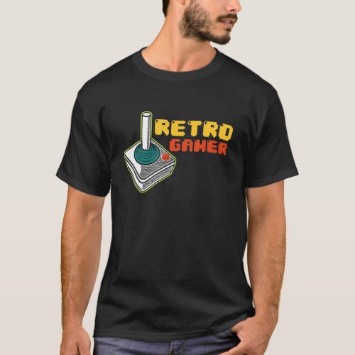 Retro Gamer Vintage 80s Video Game Arcade T_Shirt