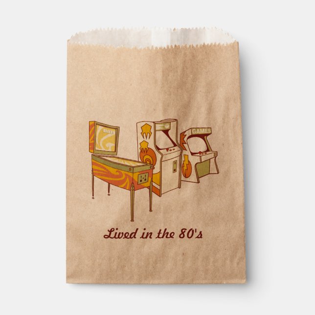 Retro Games Favor Bag (Front)