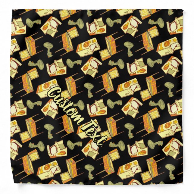 Retro Games Pattern Bandana (Front)