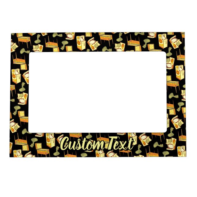 Retro Games Pattern Magnetic Frame (Front)