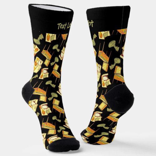 Retro Games Pattern Socks