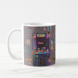 Retro Gaming Arcade Pixel Art Cartridge Console No Coffee Mug