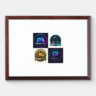 Retro Gaming Badges Framed Wall Art | Gamer Award Plaque