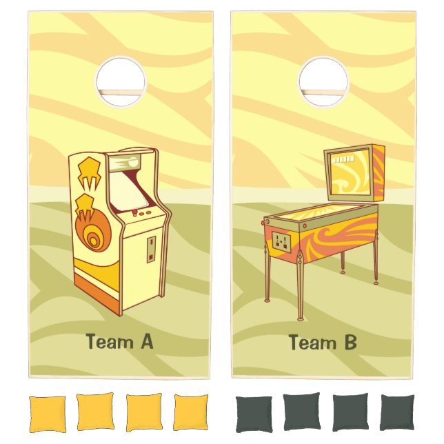 Retro Gaming Cornhole Set (Set)