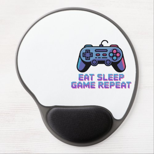 Retro Gaming Desk Mat  Gel Mouse Pad