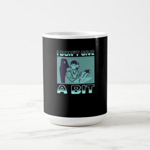 Retro Gaming Gamer Pixel Look Dont Give A Bit Fun Coffee Mug