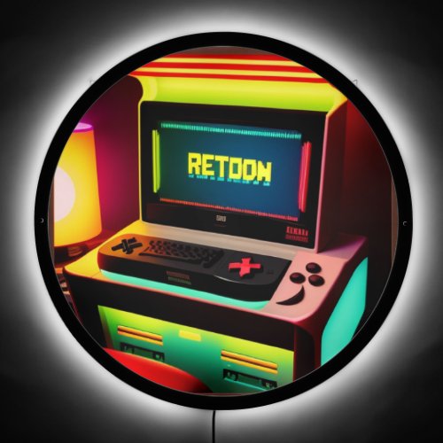 Retro Gaming LED Sign