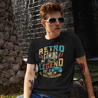 Retro Gaming Legend - Video Game T-Shirt