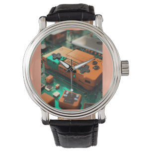 Retro Gaming Mail Stack T-Shirt Cartoon Joypad G Watch