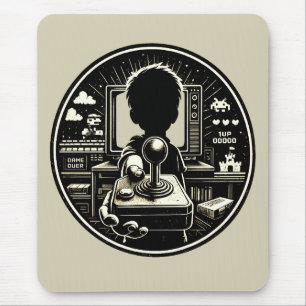 Retro Gaming mouse pad Joystick Art
