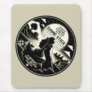 Retro Gaming mouse pad Joystick Art2