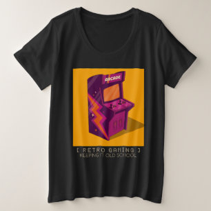 Retro Gaming Plus Size T-Shirt