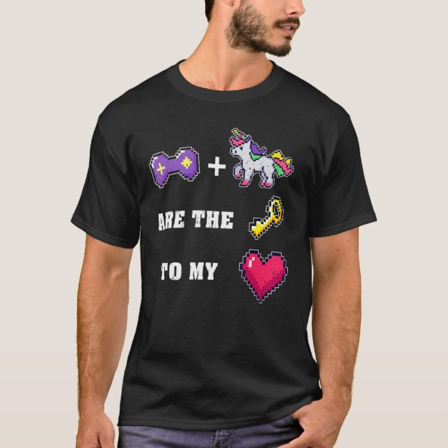 retro gaming role play puzzle gamer gamer T-Shirt (Front)