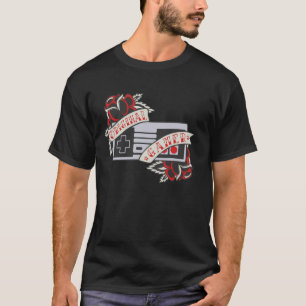 Retro Gaming Tattoo Vintage Controller Quote Origi T-Shirt