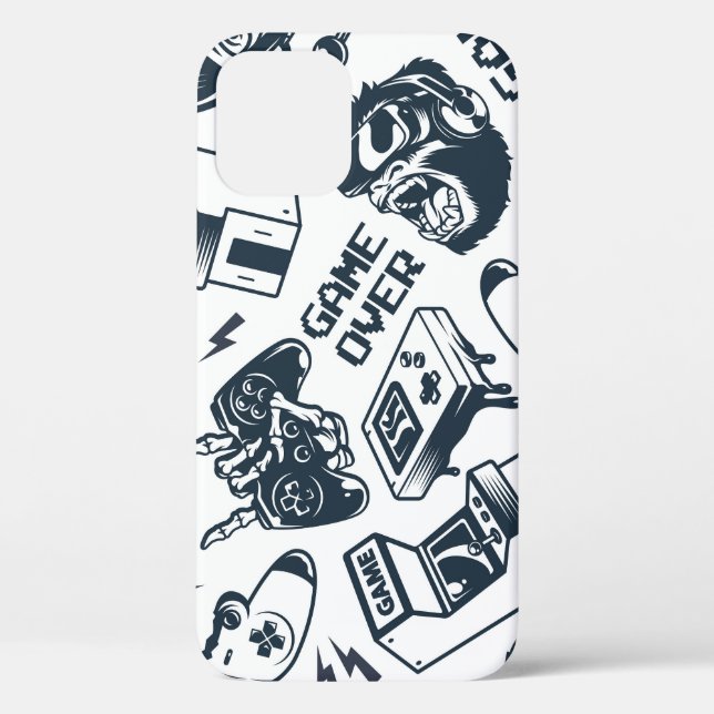 Retro gaming vintage pattern. Case-Mate iPhone case (Back)