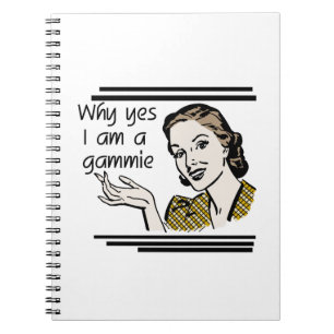 Retro Gammie Gifts Notebook