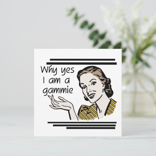 Retro Gammie T-shirts and Gifts (Standing Front)