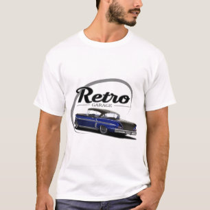 Retro Garage Impala Blue T-Shirt