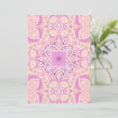 Retro garden florals  in pink (Standing Front)