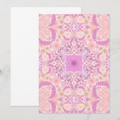Retro garden florals  in pink (Front/Back)