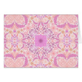 Retro garden florals  in pink (Front Horizontal)