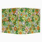 Retro Garden Flowers Groovy 60s 70s Colorful