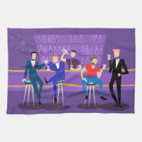 Retro Gay Bar Kitchen Towel