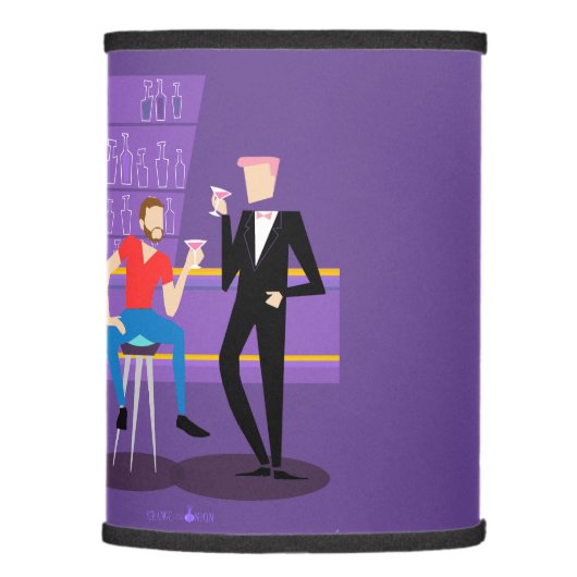 Retro Gay Bar Lamp Shade (Right)