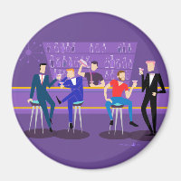 Retro Gay Bar Magnet